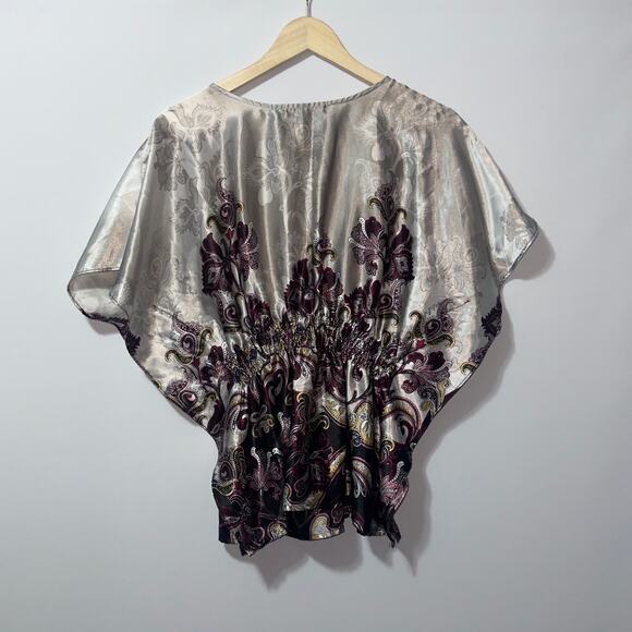 Heart soul floral blouse women’s size large - Picture 2 of 6